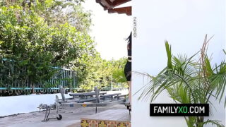 Slutty stepsister Hailey Little enjoys ridding on her stepbrothers cock